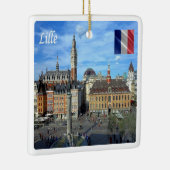 zFR136 panorama van LILLE, Frankrijk, Europa, Keramisch Ornament (Rechts)