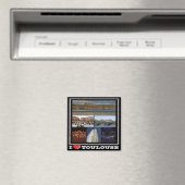 zFR137 TOULOUSE "I Love", Frankrijk, Fridge Magnet (Insitu (Vaatwasser))