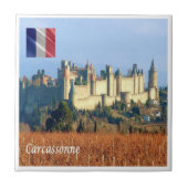 zFR143 CARCASSONNE, Frankrijk Tegeltje (Voorkant)