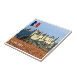 zFR143 CARCASSONNE, Frankrijk Tegeltje