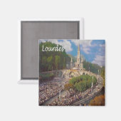 zFR146 LOURDES, Frankrijk, Fridge Magneet (Voorkant / Achterkant)