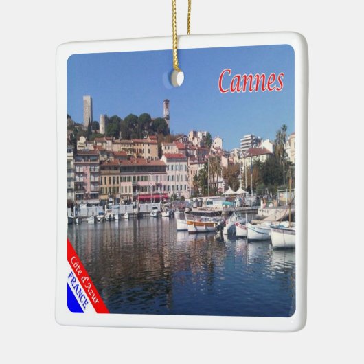 zFR151 CANNES, Franse Riviera, Frankrijk, Keramisch Ornament (Links)