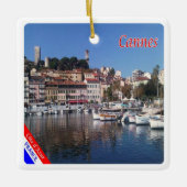 zFR151 CANNES, Franse Riviera, Frankrijk, Keramisch Ornament (Voorkant)