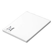 ZFT BLUSH BLUE FLORAL ALPHABETS NAME BRIEF M NOTITIEBLOK (Linkerzijde)