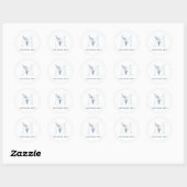 ZFT BLUSH BLUE FLORAL ALPHABETS NAME BRIEF M RONDE STICKER (Vel)