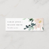 ZFT BLUSH FLORAL WATERVERF WEBSITE RSVP MINI VISITEKAARTJE (Voorkant)