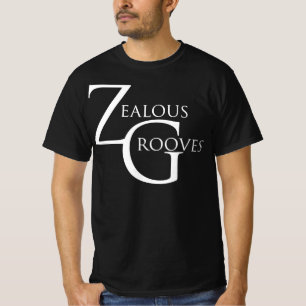 ZG Moderne witte tekst T-shirt