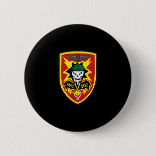 Zgablwjbsy Creations Co Macv-sog Vietnam War Mili Ronde Button 5,7 Cm