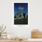 Zgezamenlijk Twin Towers Poster (Keuken)