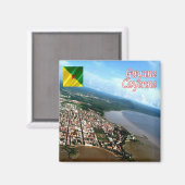 zGF004 CAYENNE, Frans-Guyana, Amerika, Fridge Magneet (Voorkant / Achterkant)