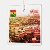 zGH003 ACCRA Noord, Ghana, Afrika, Keramisch Ornament (Links)
