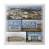 zGH009 ACCRA, Mozaïek, Ghana, Afrika, Tegeltje (Voorkant)
