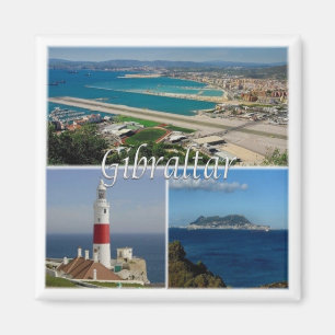 zGI003 GIBRALTAR The Lighthouse, Europe, Fridge Magneet