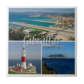 zGI003 GIBRALTAR The Lighthouse, Europe, Tegeltje (Voorkant)