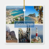 zGI004 GIBRALTAR, Europa, Keramisch Ornament (Achterkant)
