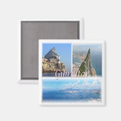 zGI005 GIBRALTAR, Europa, Fridge Magneet (Voorkant / Achterkant)