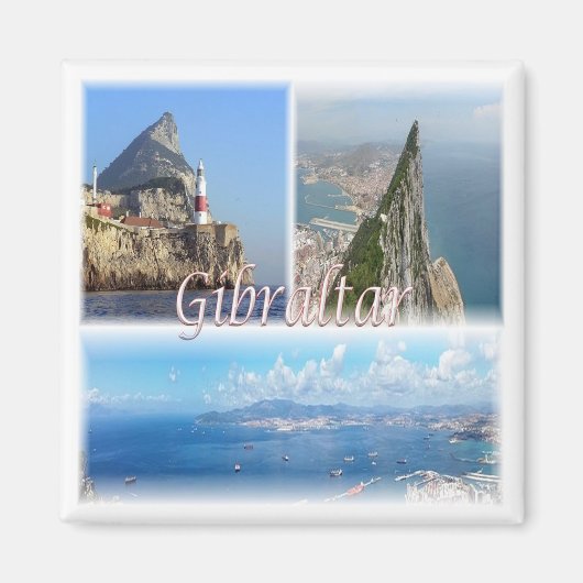zGI005 GIBRALTAR, Europa, Fridge Magneet (Voorkant)