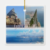 zGI005 GIBRALTAR, Europa, Keramisch Ornament (Achterkant)