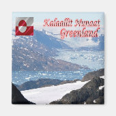 zGL011 GREENLAND, Nuuk Bay, Kalaallit Nunaat, Magneet (Voorkant)