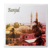 zGM004 BANJUL, Gambia, Afrika, Tegeltje (Voorkant)