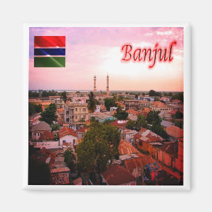 zGM005 BANJUL, Gambia, Afrika, Fridge Magneet