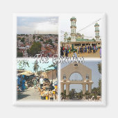 zGM009 GAMBIA, Mozaïek, Afrika, Fridge Magneet (Voorkant)