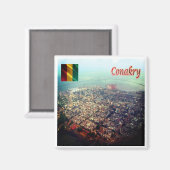 zGN003 CONAKRY, Guinee, Afrika, Fridge Magneet (Voorkant / Achterkant)