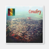 zGN003 CONAKRY, Guinee, Afrika, Fridge Magneet (Voorkant)