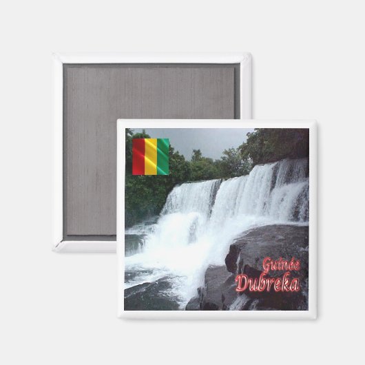 ZGN005 DUBREKA-HERFSTEN, Guinee, Afrika, Fridge Magneet (Voorkant / Achterkant)
