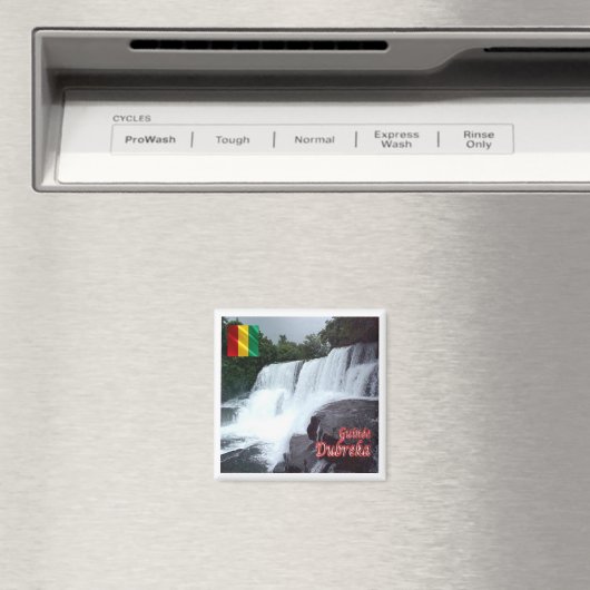 ZGN005 DUBREKA-HERFSTEN, Guinee, Afrika, Fridge Magneet (Insitu (Vaatwasser))