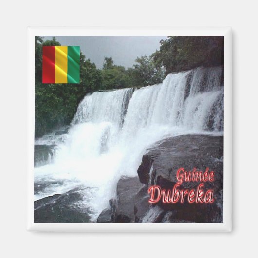 ZGN005 DUBREKA-HERFSTEN, Guinee, Afrika, Fridge Magneet (Voorkant)