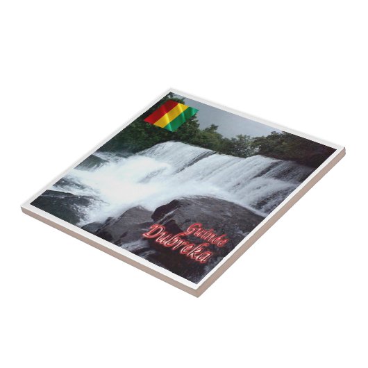 zGN005 DUBREKA HERFSTEN, Guinee, Afrika, Tegeltje (Zijkant)