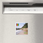 zGN008 GUINEA, Gouverneur's strand, Afrika, Fridge Magneet (Insitu (Vaatwasser))