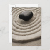 zgn. tuinen met pruimen op gerookt zand briefkaart (Voorkant / Achterkant)