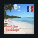 zGP004 GUADELOUPE, Grande Terre, Beach, Fridge Magneet<br><div class="desc">Hier vindt u het souvenir van uw vakantie. (zGP004 GUADELOUPE, Grande-Terre, Beach Koelkast magneet). Verras vrienden en familieleden met de unieke souvenirs van uw geweldige reis. Probeer ons. #LeoPepeDesign - Grand Terre Beach zee uitzicht, Amerika Guadaloupe, Leopepedesign, Reisreis fototoerisme, cadeau souvenir gadget koelkast magneet.</div>