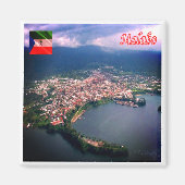 zGQ004 MALABO, Equatoriaal-Guinea, Afrika, Fridge Magneet (Voorkant)