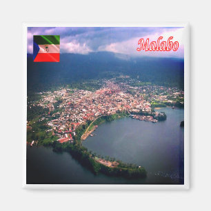 zGQ004 MALABO, Equatoriaal-Guinea, Afrika, Fridge Magneet