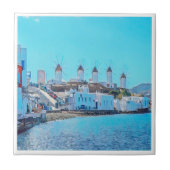 zGR017 MYKONOS - Zee Uitzicht, Griekenland, Tegeltje (Voorkant)