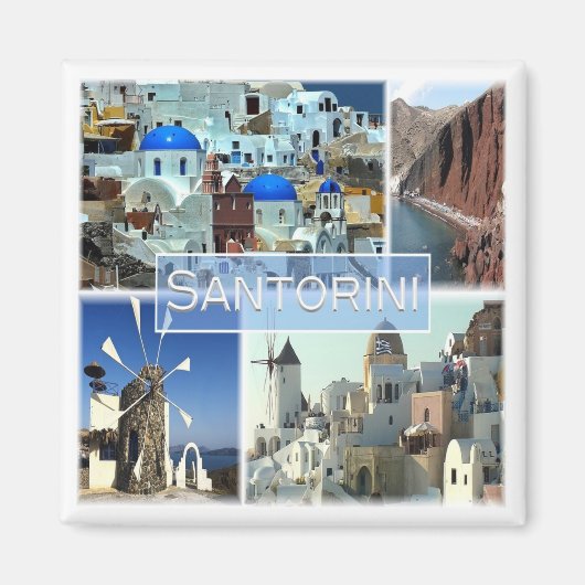 zGR019 SANTORINI Magneet (Voorkant)