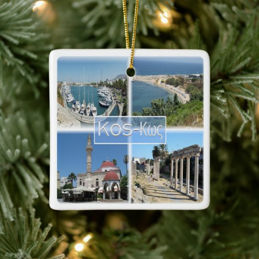 zGR020 mozaïek van KOS, Griekenland, Europa, Keramisch Ornament (Boom)