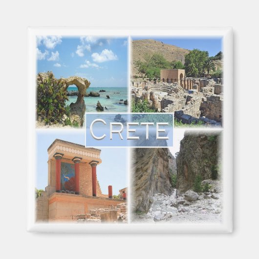 zGR021 potpourri van CRETE, Griekenland, Europa, F Magneet (Voorkant)