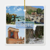 zGR021 potpourri van CRETE, Griekenland, Europa, Keramisch Ornament (Achterkant)