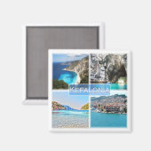 zGR023 KEFALONIA, Griekenland, Europa, Fridge Magneet (Voorkant / Achterkant)