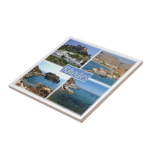 zGR025 RHODES, Griekenland, Europa, Tegeltje (Zijkant)