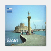 zGR039 RHODES, Griekenland, Fridge Magneet (Voorkant)