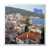 zGR043 PAROS Griekenland, Tegeltje (Voorkant)