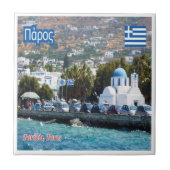 zGR044 PAROS, Griekenland, Tegeltje (Voorkant)