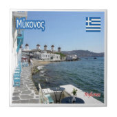 zGR050 MYKONOS Griekenland, Tegeltje (Voorkant)