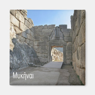 zGR051 MICENE Griekenland, Koelkast Magneet