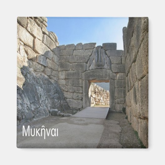 zGR051 MICENE Griekenland, Koelkast Magneet (Voorkant)